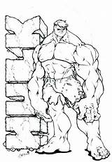 Hulk Getcolorings Angry sketch template