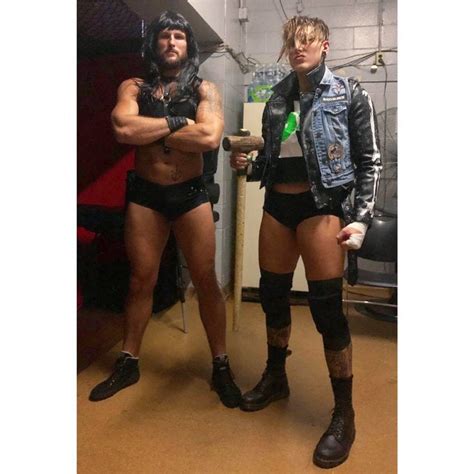 Rhea Ripley And And Shane Thorne Dress Up As Triple H And