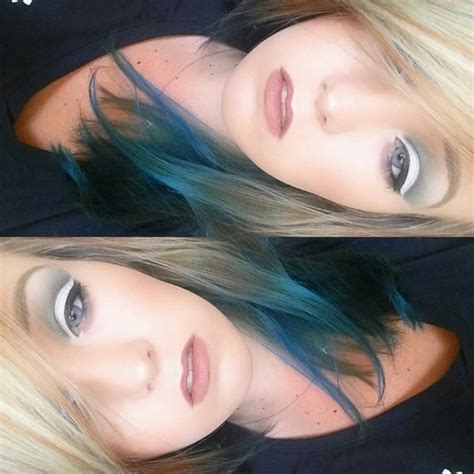 blue hair don t care instagram queenaerdna andrea m s photo