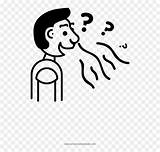 Smell Clipart Coloring Vhv sketch template