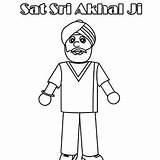 Sikh Singh Coalition sketch template
