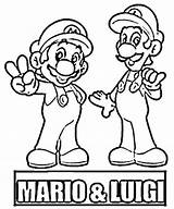 Mario Coloring Super Pages Kids Printable Colouring Print Fullsize sketch template
