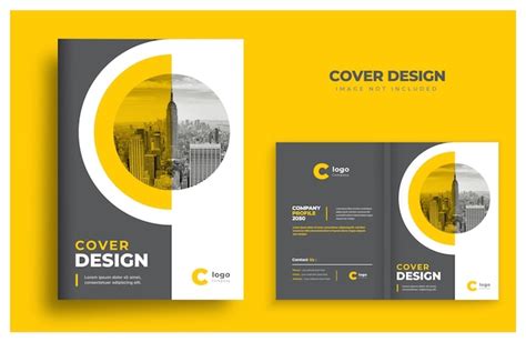 premium vector book cover template design brochure cover design