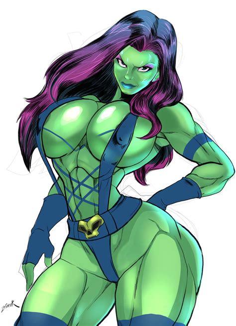 gamora busty superhero art gamora xxx guardians of the galaxy luscious
