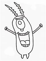 Spongebob Plankton Coloring Squarepants Drawing Clipart Pages Clip Drawings Sketch Color Easy Cliparts Sponge Printable Print Kids Library Getdrawings Getcolorings sketch template