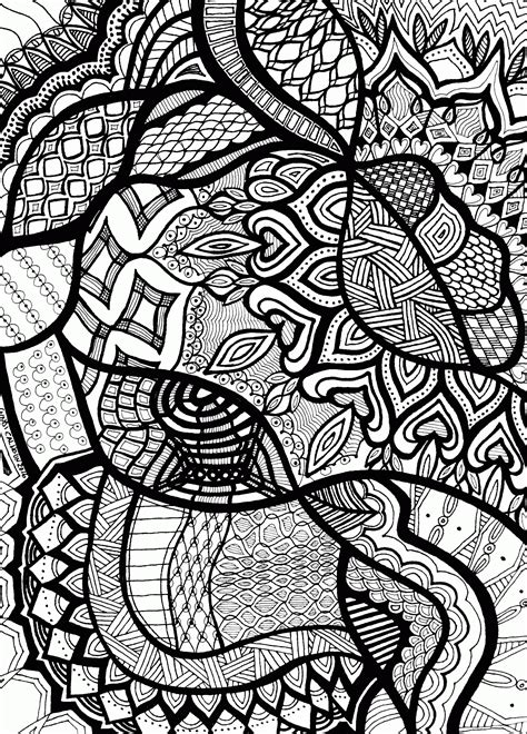 full page pattern coloring pages  adults jhayrshow