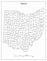 Ohio Blank Names Map Counties County Maps Pdf Lines Yellowmaps Usa States Reproduced Atlas Jpeg Basemap 441kb sketch template