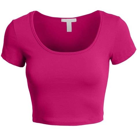 Le3no Womens Fitted Short Sleeve Scoop Neck Crop Top With Stretch