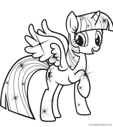 pony coloring pages twilight sparkle coloringfree