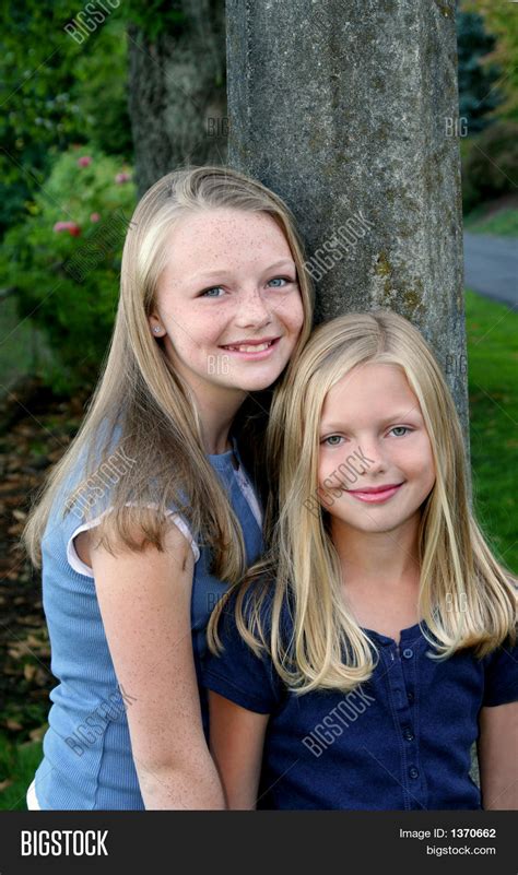 blonde sisters image and photo free trial bigstock