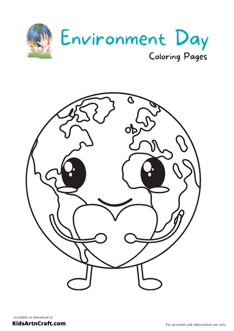 world environment day coloring pages  kids  printables kids