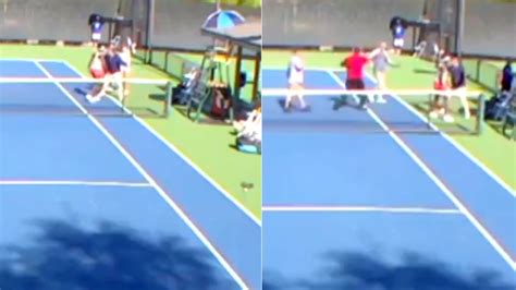 No Love Lost Female Tennis Players Brawl On The Court