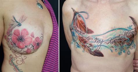 Tattoo Artist Turns Mastectomy Scars Into Amazing Designs