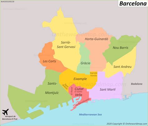 barcelona maps spain maps  barcelona city