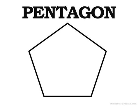 pentagon form vorlage