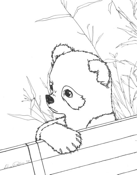 printable panda coloring pages  kids animal place