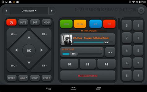 turn  android tablet   universal remote control toms guide forum