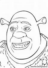 Shrek Coloring Pages Printable Book Do sketch template
