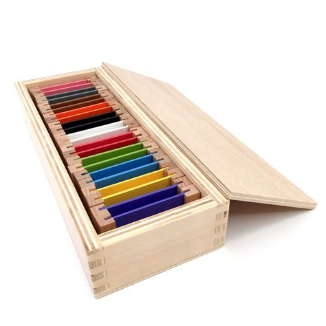 colour box  childrens house montessori materials helps improve  skill  observation