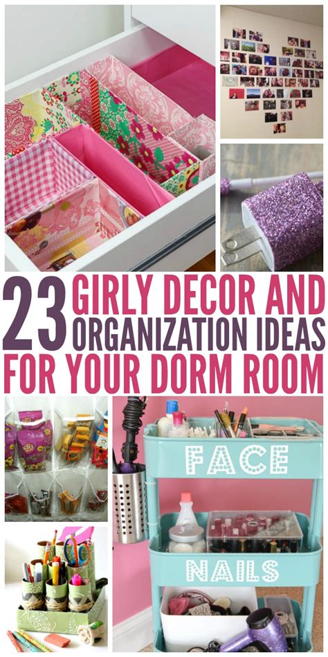 dorm room decor  organization ideas