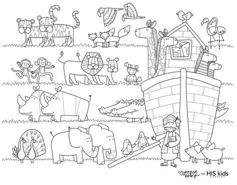 pin  nelz  kiddy noahs ark coloring page  coloring pages