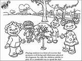 Coloring Playing Pages Kids Friends Kid Science Outside Sid Drawing Outdoor Color Getcolorings Getdrawings Pbs Templates Blank Little Printable sketch template