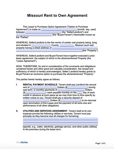 early occupancy agreement template
