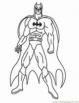 Coloring Superhero Pages Printable sketch template