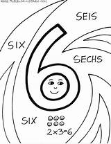 Number Coloring Pages Thecoloringbarn sketch template