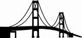 Bridge Silhouette Mackinac Clipart Brooklyn Svg Gate  Drawing Transparent Mac Stencil Mighty Cliparts Printable Filing Getdrawings Cricut Clipartmag Library sketch template