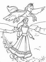 Barbie Pegasus Magic Handcraftguide русский sketch template