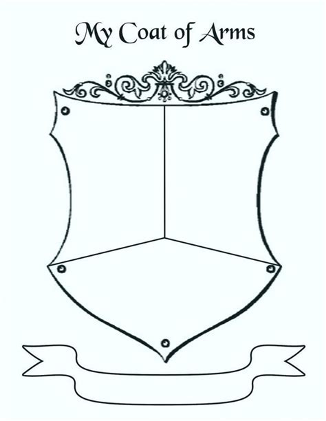 image result  coat  arms  kids family crest template coat