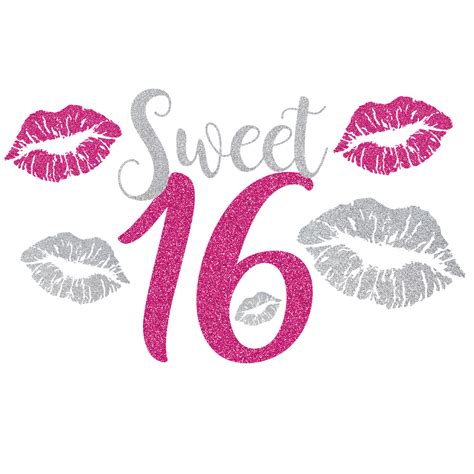 sweet sixteen birthday sweet  png image picpng