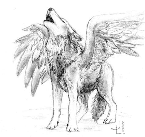Just Another Winged Wolf Producción Artística Arte De Mascotas Cómo