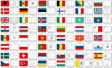 arbeitsblatt flaggen staaten europas geographie europ vrogueco