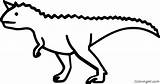 Carnotaurus Coloringall sketch template