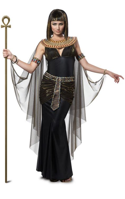 Egyptian Goddess Costume Ladies Sexy Queen Cleopatra Egyptian Goddess