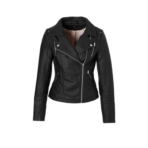 imitatieleren jack zwart leather jacket suede model outfits clothes products fashion