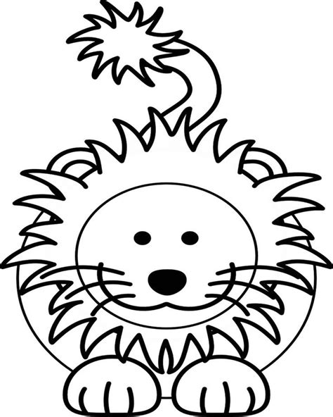printable lion coloring page  images lion coloring pages