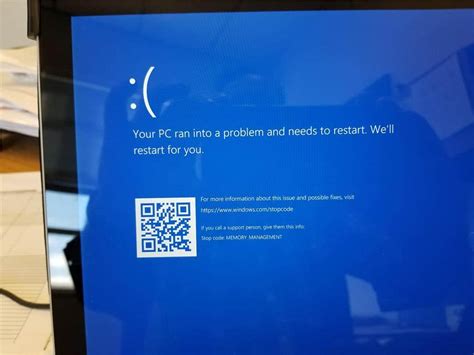 windows 10 memory management error stop code 0x0000001a solved