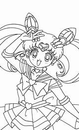 Sailor Moon Chibi Coloring Pages Printable Anime Mini Drawing Adult Manga Colouring Uploaded User sketch template