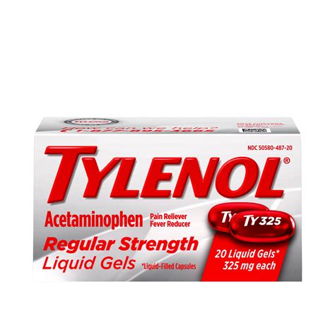 tylenol regular strength liquid gels   mg acetaminophen  ct walmartcom
