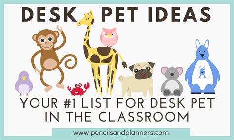desk pet ideas   list  desk pets   classroom pencils