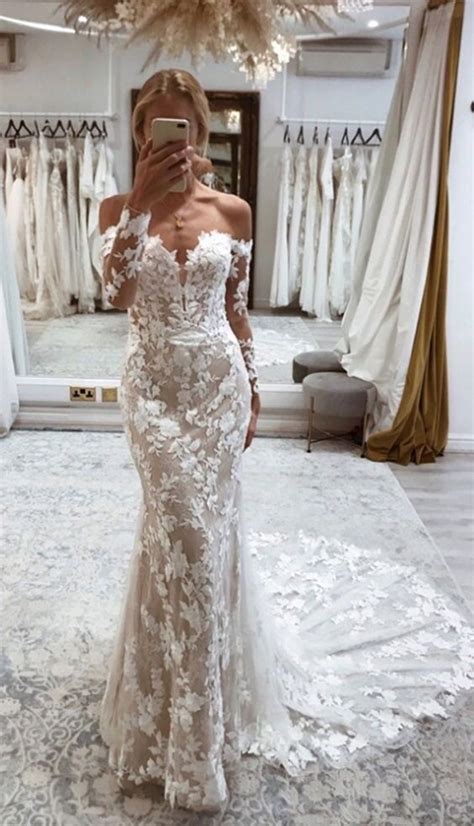 retailer spotlight goldies bridal long sleeve prom dress lace prom dresses long