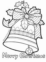 Coloring Bells Pages Jingle Christmas Printable Kids Print Sheets Bell Juletegninger Colouring Color Getcolorings sketch template