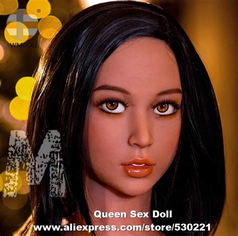 wmdoll top quality 230 realistic sex doll head oral tpe sexy doll