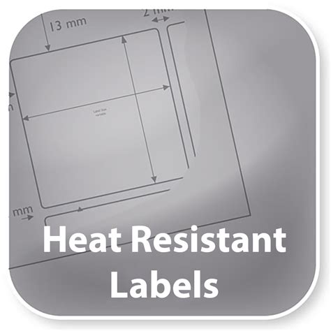 heat resistant printable labels