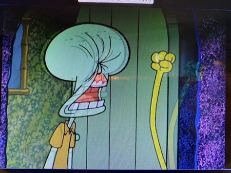 Squidward S Punched Face