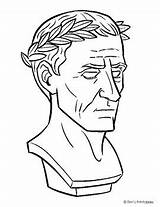 Caesar Julius Printables Bust sketch template