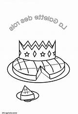 Coloriage Galette Rois Epiphanie Attrayant sketch template
